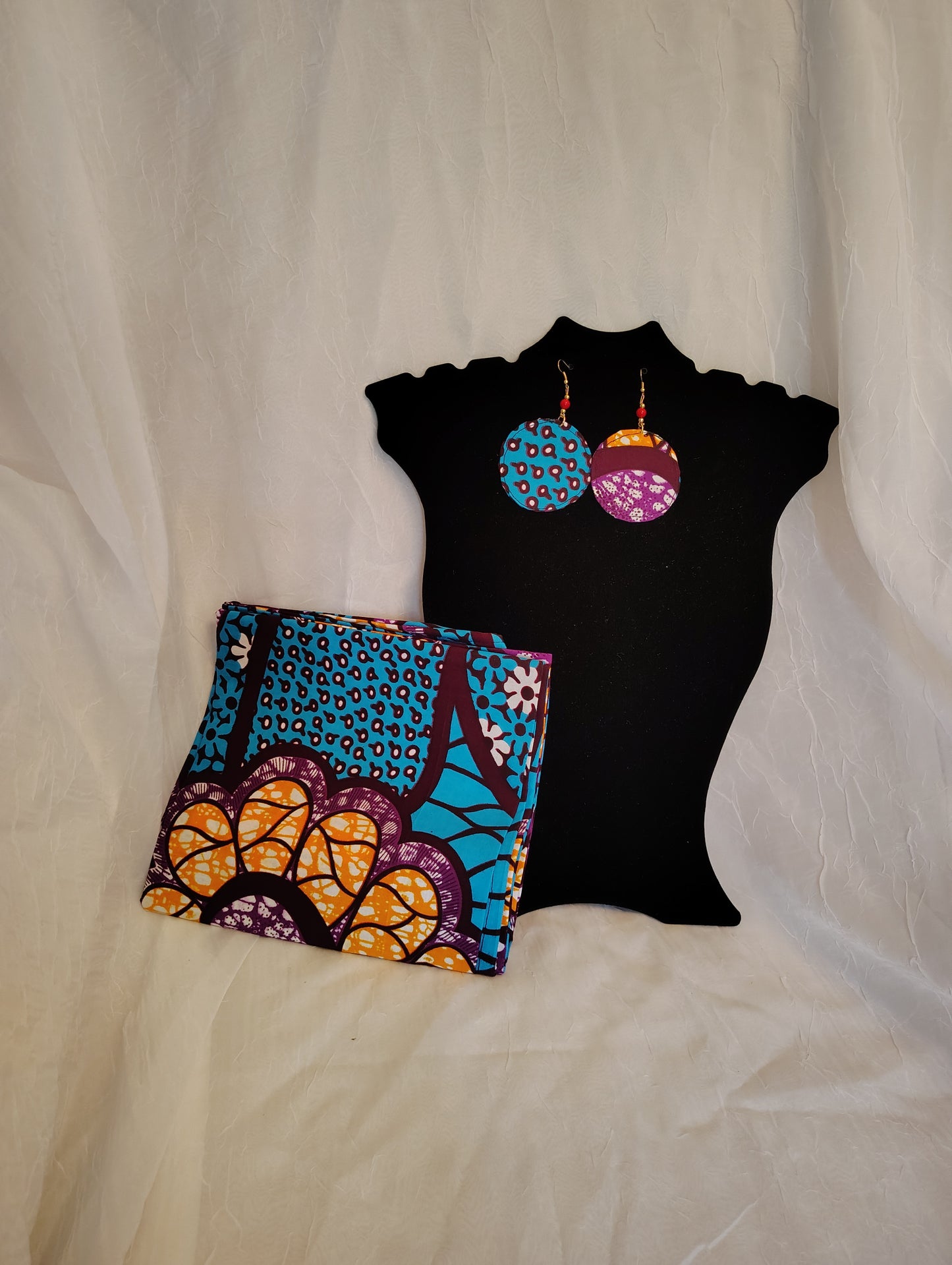 Headwrap & Earrings Set