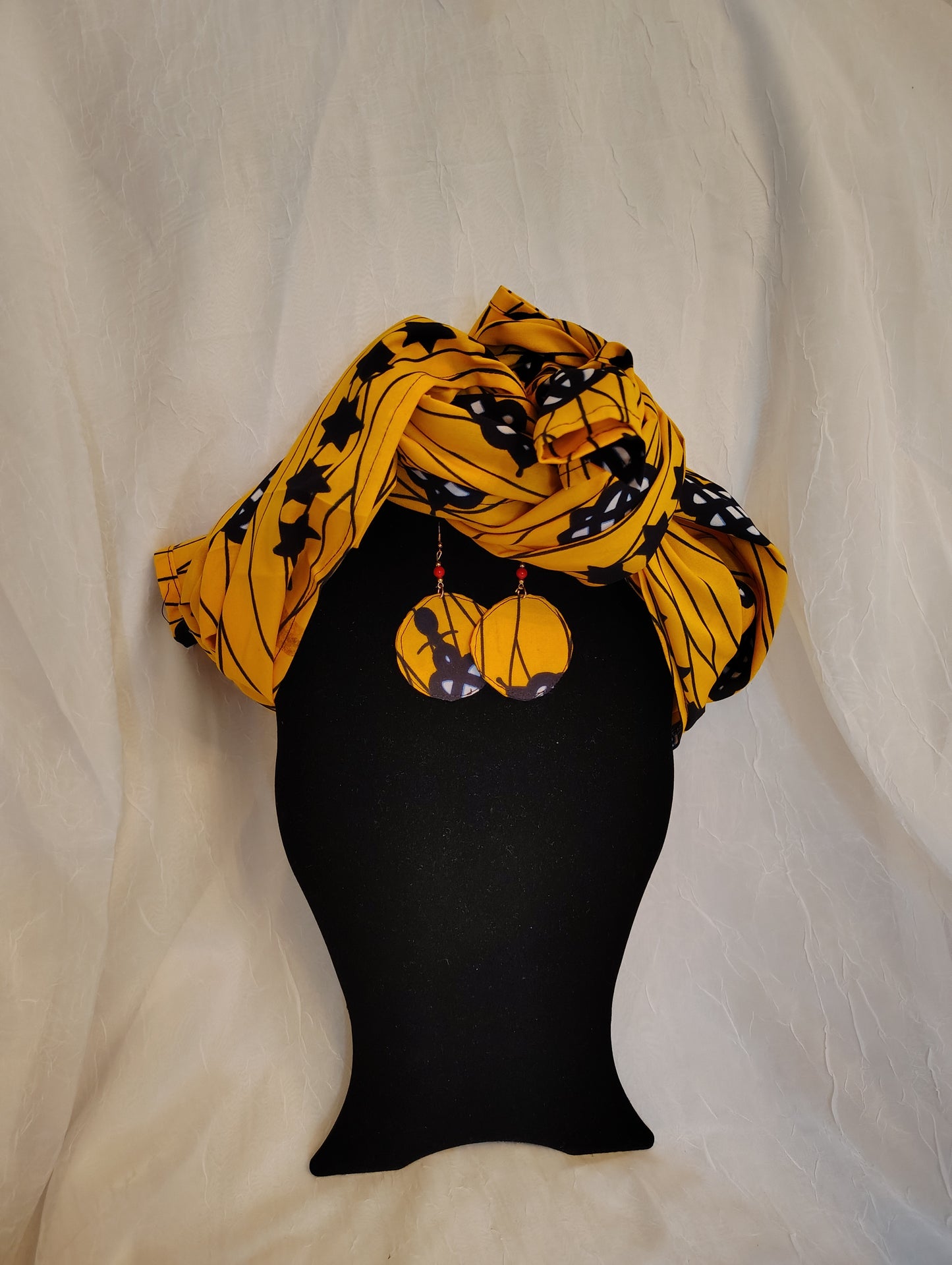 Headwrap & Earrings Set