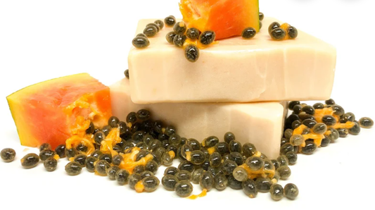 Papaya & Coconut milk bar soap